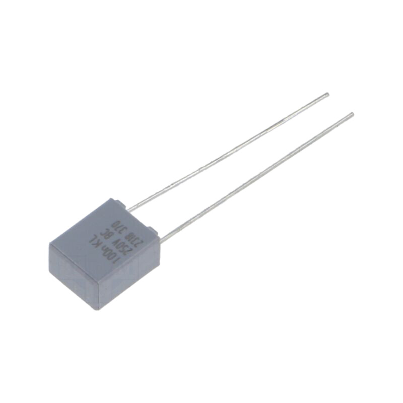 Condensator: cu poliester; 100nF; 160VAC; 250VDC; 5mm; ±10%; THT