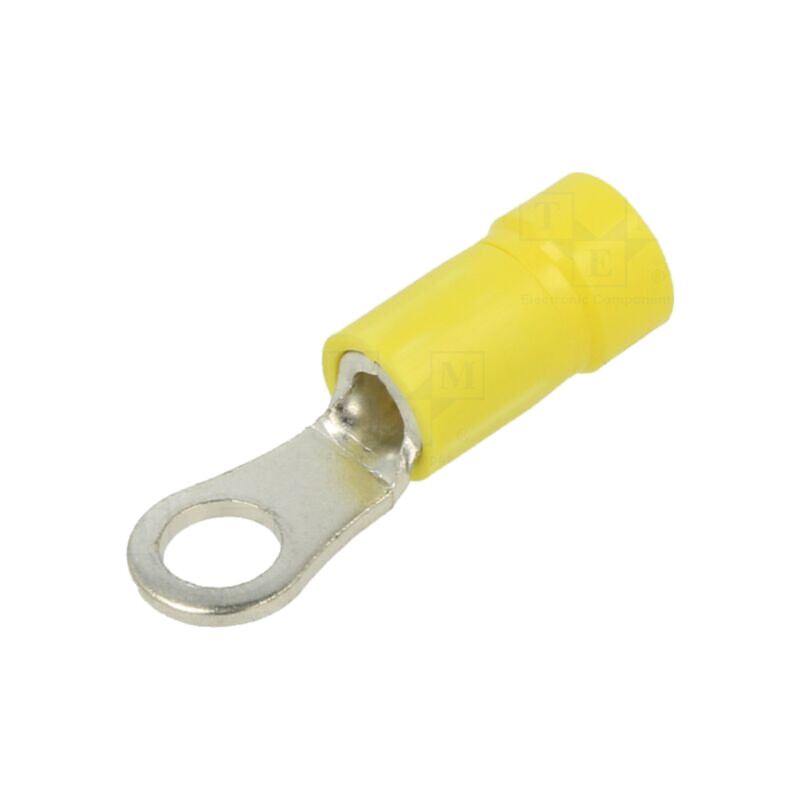 Vârf: inelar; Ø: 5mm; 4÷6mm2; crimpat; pe cablu; izolată; cositorit