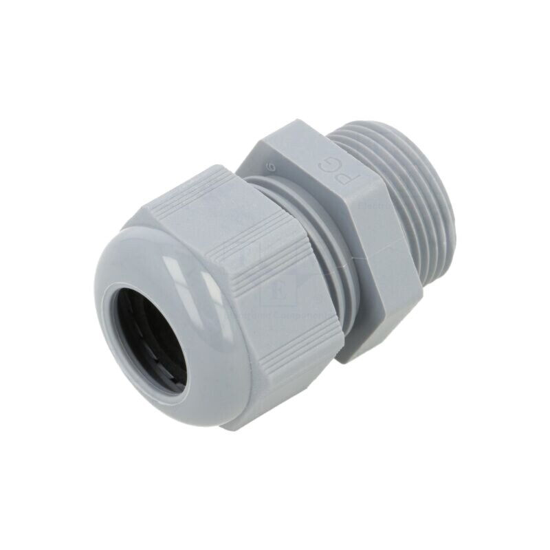 Garnitură de etanşare; fără piuliţă; PG9; IP68; poliamidă; gri