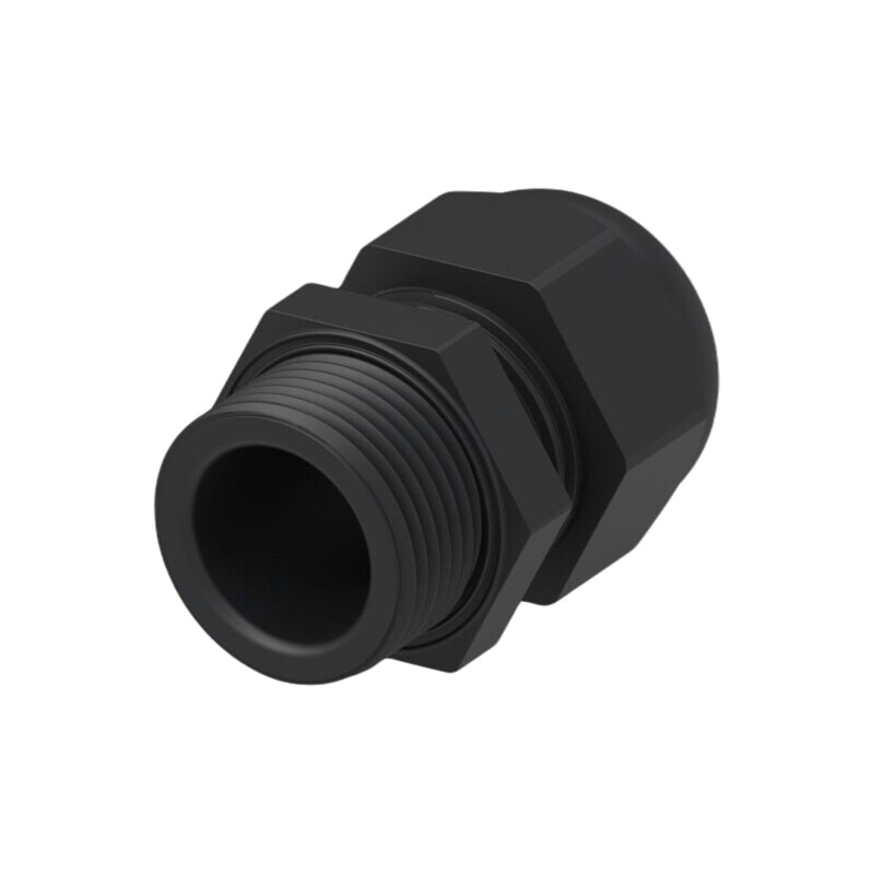 Garnitură de etanşare; fără piuliţă; PG9; IP68; poliamidă; neagră