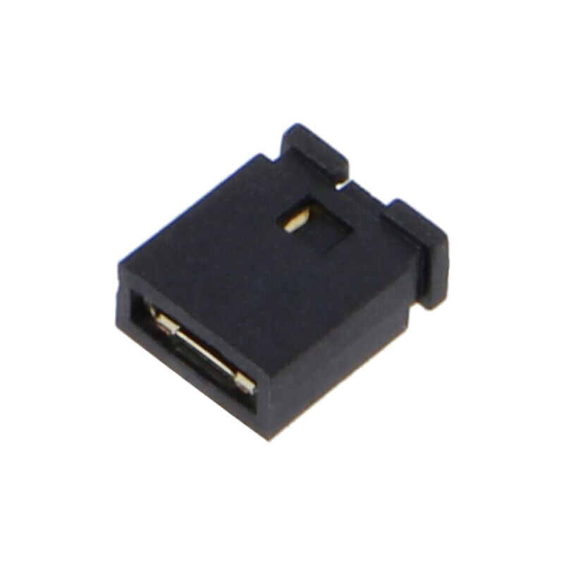 Conector: şiruri pini; jumper; mamă; 2,54mm; 1x2; Placare: aurit