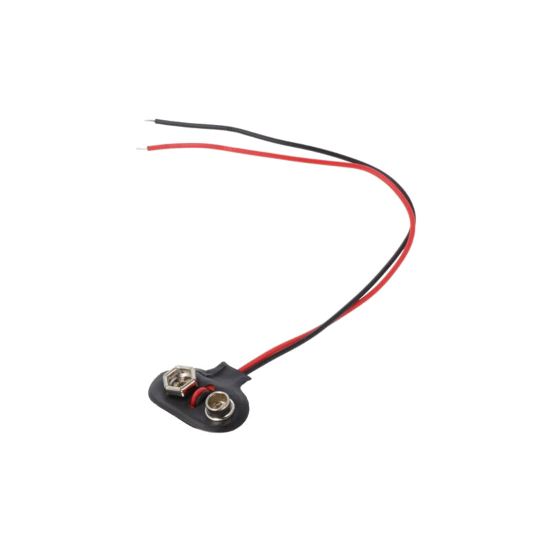 Conector 6F22; 6F22,6LR61; Nr.bat: 1; cabluri; 150mm