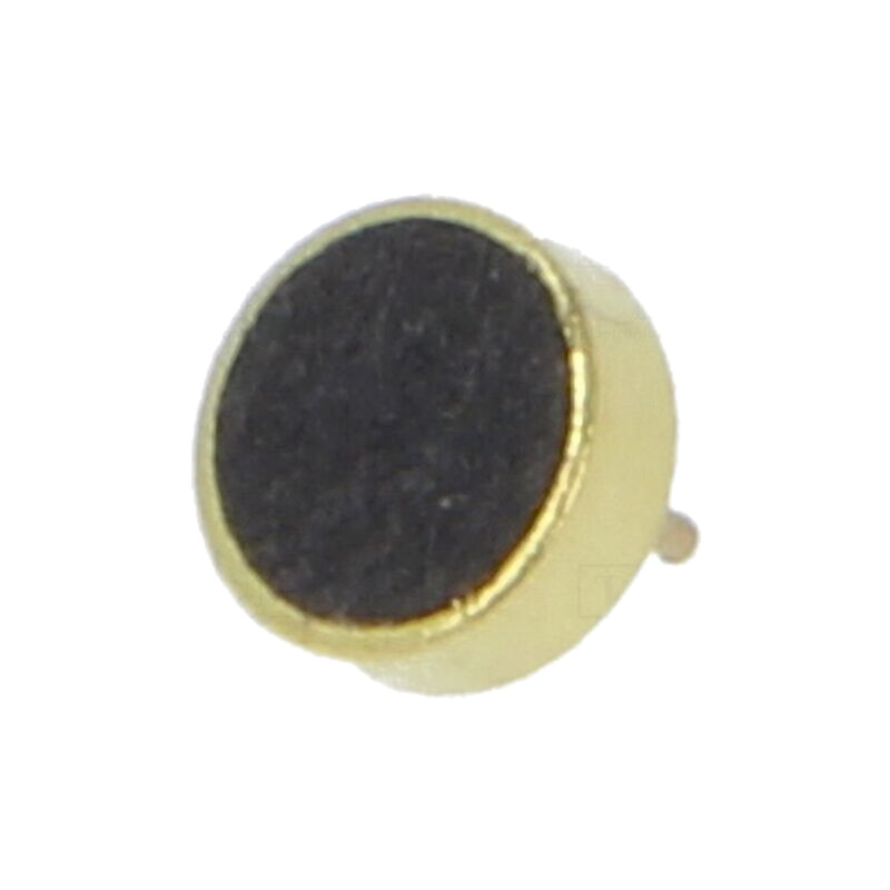 Microfon; electret; 100Hz÷10kHz; 2,2kΩ; -42dB; Ø4x1,5mm; 500uA