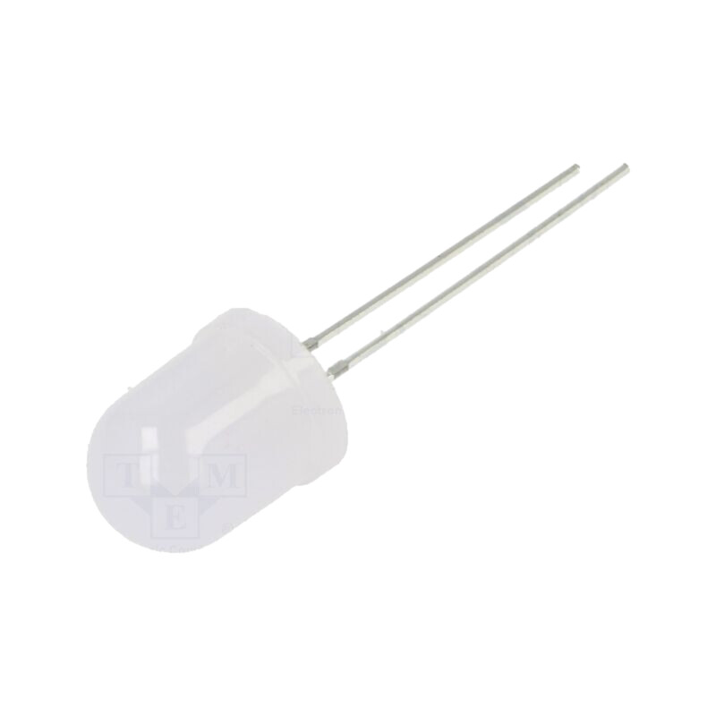 LED; alb rece; 10mm; 5800mcd; 30°; Parte frontală: convex; -30÷85°C