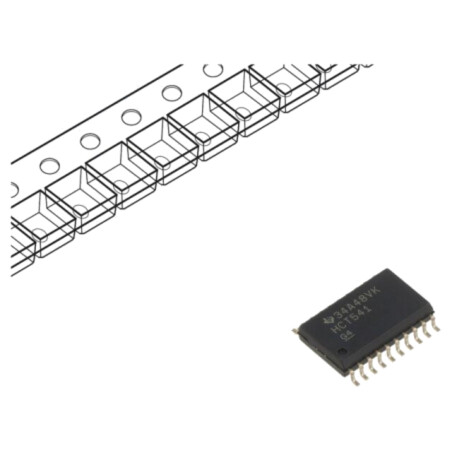 IC: digital; buffer,non-inversor,declanșator linie; Ch: 8; SMD