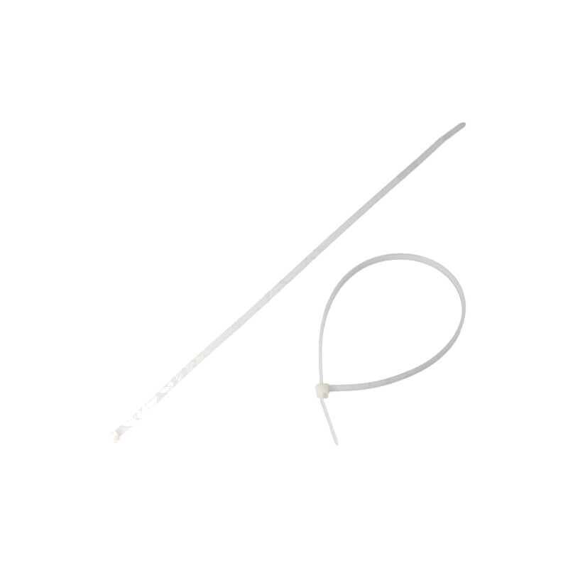 Cable tie; lumiscent; L: 500mm; W: 7.6mm; white; polyamide