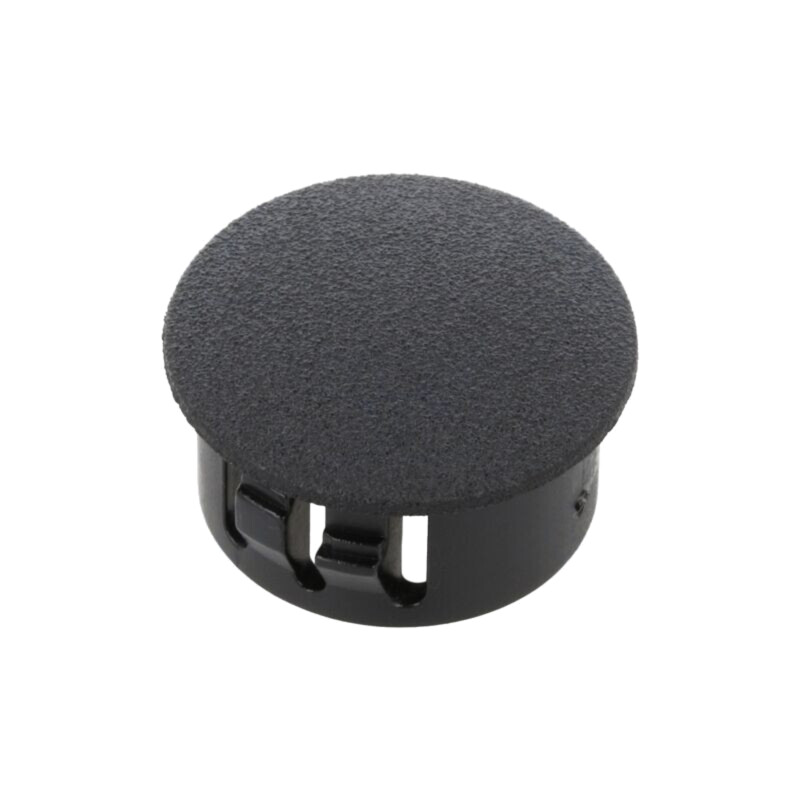 Capac de protecţie; H: 10,3mm; cu împingere,clichet; neagră