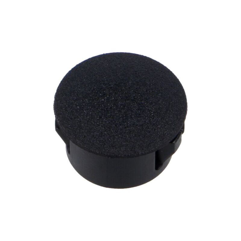 Capac de protecţie; H: 10,3mm; cu împingere,clichet; neagră
