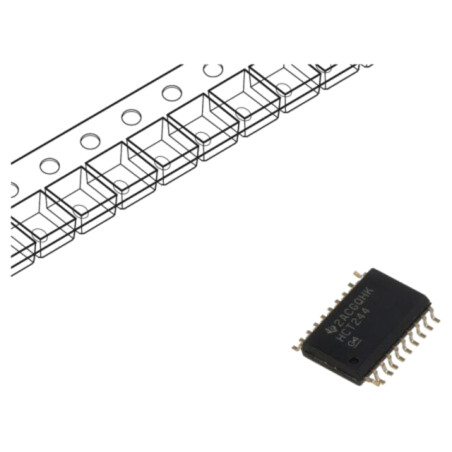 IC: digital; buffer,non-inversor,declanșator linie; Ch: 8; SMD