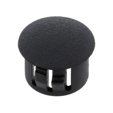 Capac de protecţie; H: 10,3mm; cu împingere,clichet; neagră