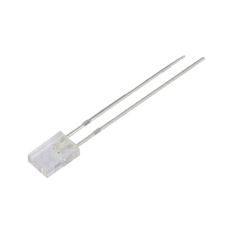 LED; roşie,verde; dreptunghiulară; 2x5x7mm; bipolară; 500÷750mcd