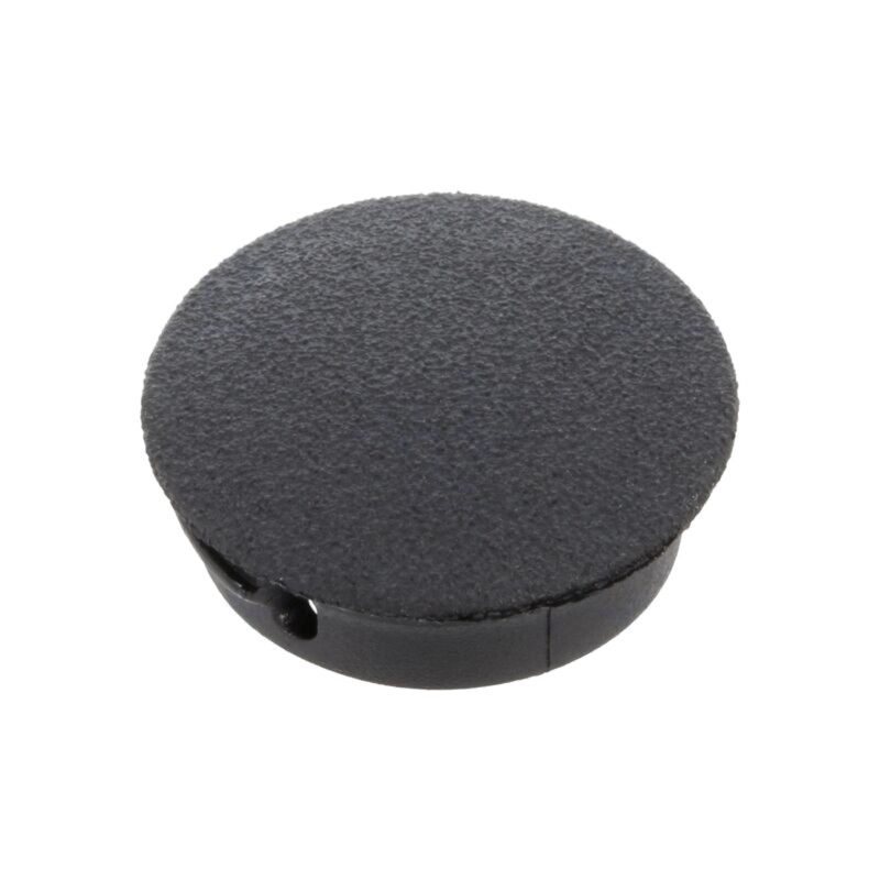 Capac de protecţie; H: 6,4mm; cu împingere,clichet; neagră