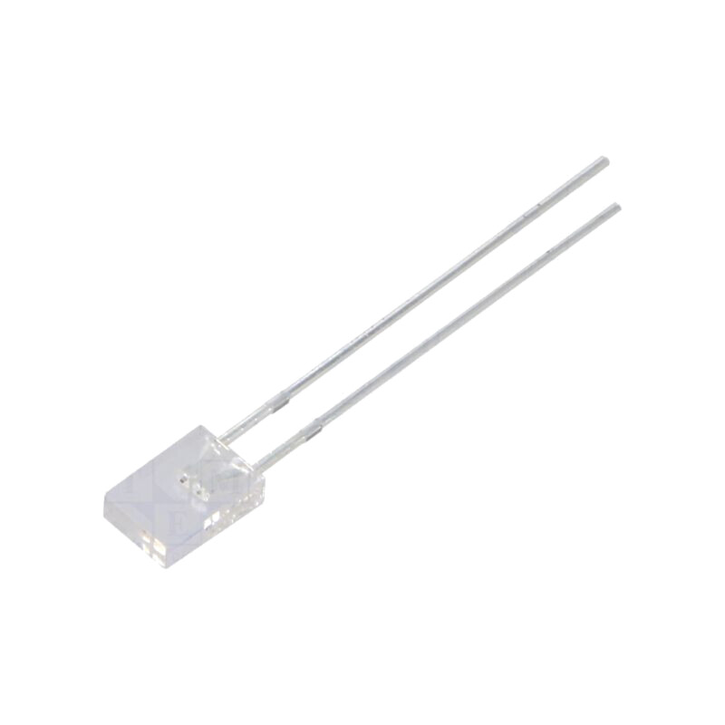 LED; roşie,albastru; dreptunghiulară; 2x5x7mm; bipolară; 120°
