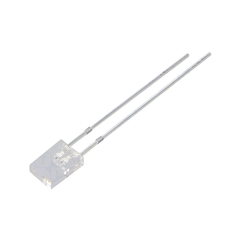LED; roşie,galbenă; dreptunghiulară; 2x5x7mm; bipolară; 120°; 30mA