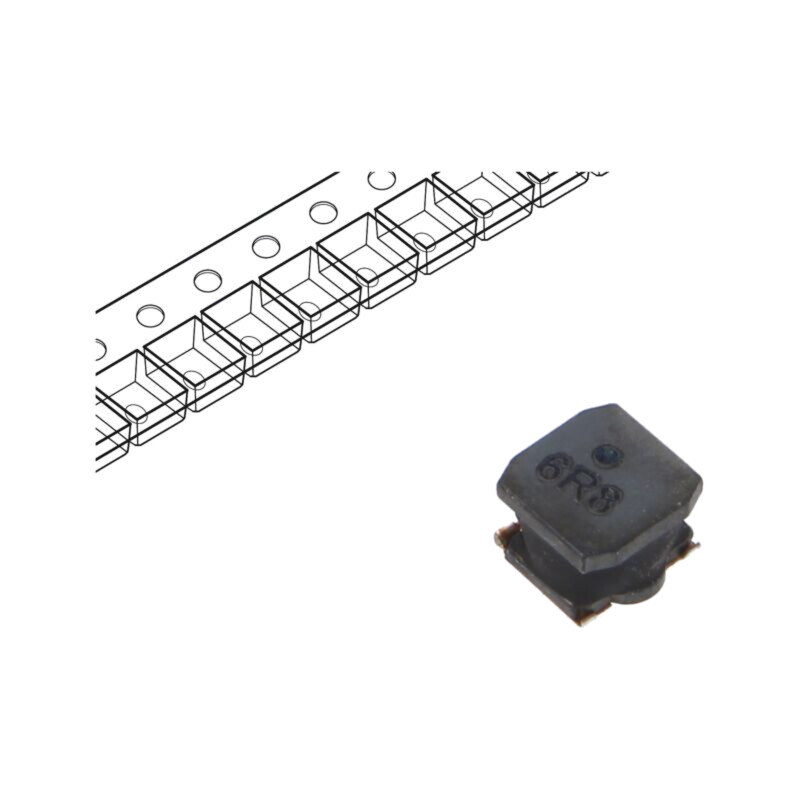Inductor: fir; SMD; 6,8uH; 4,7A; 47mΩ; ±20%; VLS; 6x6x4,5mm