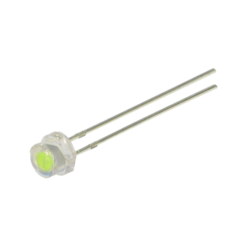 LED; albastru (ice blue); 4,8mm; 140°; Parte frontală: convex