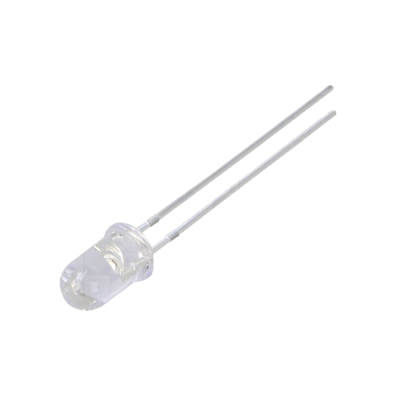 Emiţător IR; 5mm; 800÷810nm; transparent; P opt: 30÷40mW; 15°; THT