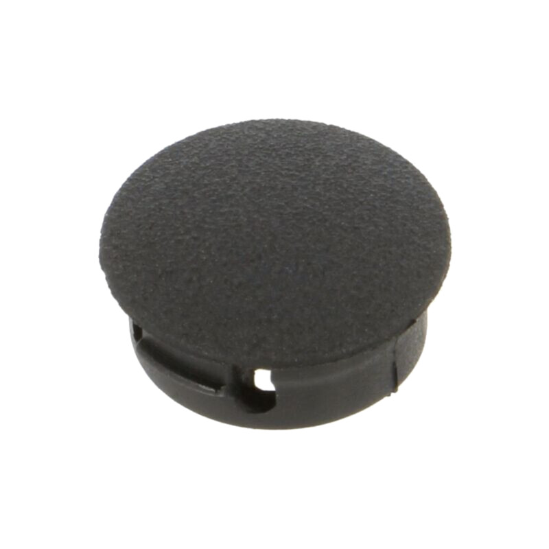 Capac de protecţie; H: 6,4mm; cu împingere,clichet; neagră; PGM-5
