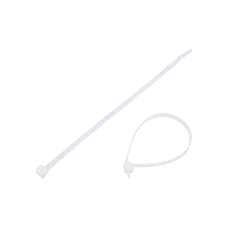 Colier de strângere; L: 205mm; W: 4,7mm; naturală; poliamidă; 267N