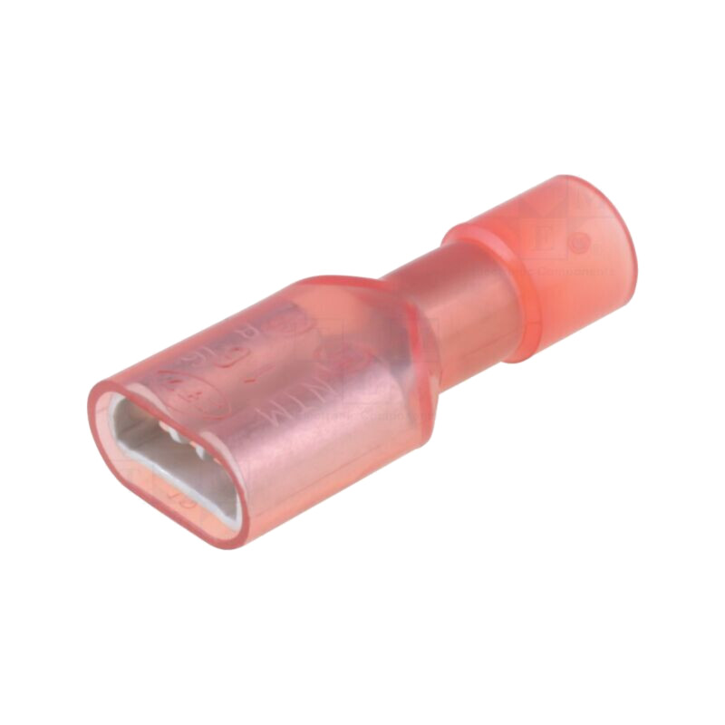 Terminal: plat; 6,3mm; 0,8mm; mamă; 0,75÷1,25mm2; crimpat; pe cablu