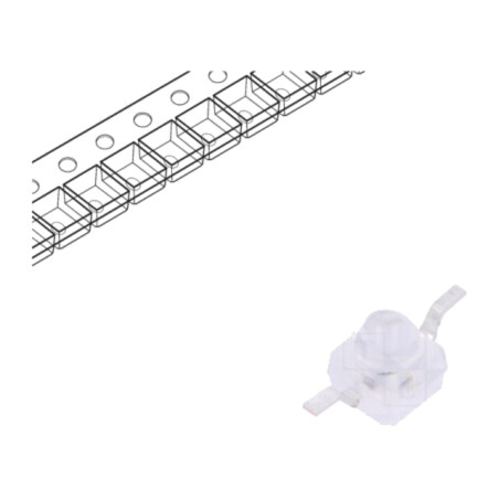 Emiţător IR; Gull wing; 940nm; transparent; 40mW; 12°; 1,15÷1,6VDC