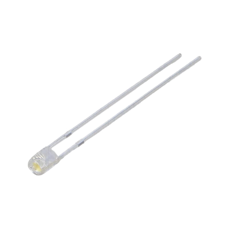 LED; alb cald; 3mm; 8400÷10000mcd; 60°; Parte frontală: convex