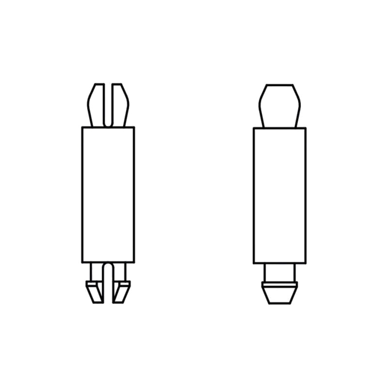 Distanţier PCB; poliamidă; Lung: 3,18mm; Gros.placă mont: 1,57mm