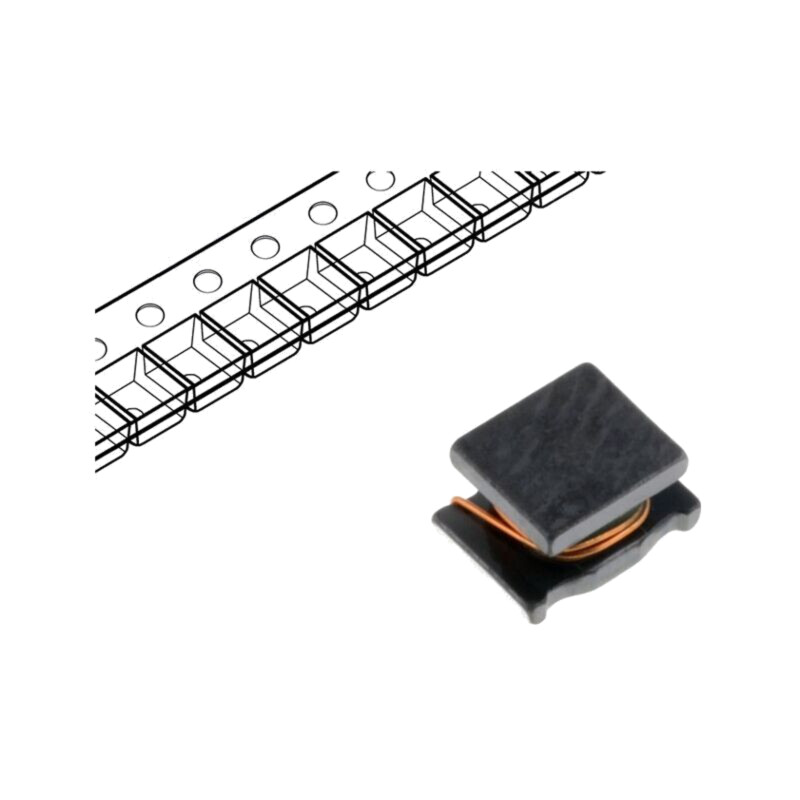 Inductor: fir; SMD; 1812; 10uH; 650mA; 0,24Ω; ±10%; LQH; 180mm