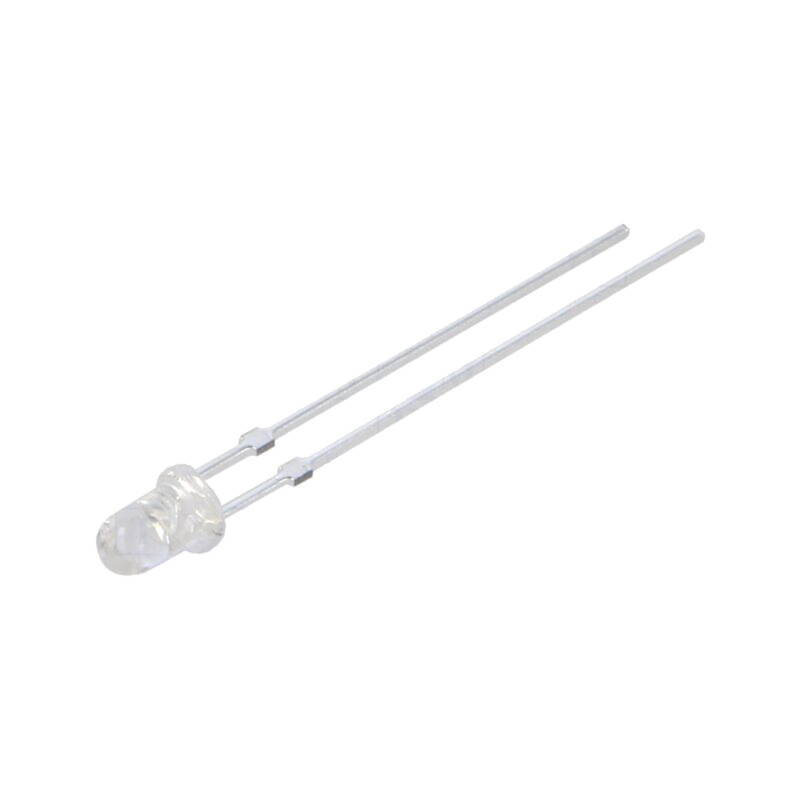 LED; verde; 3mm; 22000÷25000mcd; 30°; Parte frontală: convex; 102mW