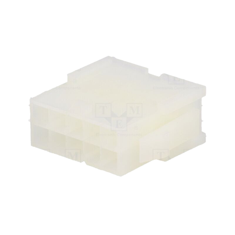 Conector: cablu-cablu; mufă; tată; PIN: 10; N42G; 600V; 4,2mm; 2x5