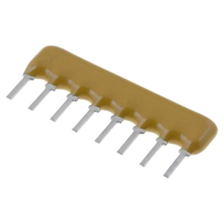 Rezistor multipolar: X; THT; 4,7kΩ; ±2%; 0,2W; Nr.rezistori: 7; 100V