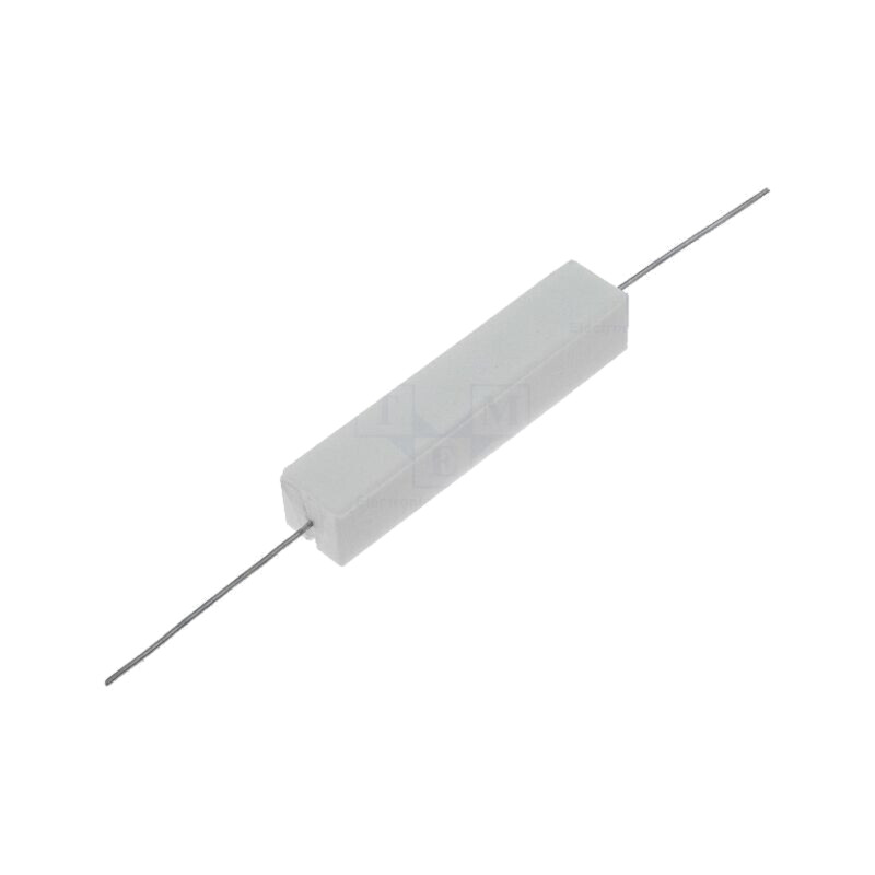 Rezistor: bobinat; cu ciment; THT; 2,4Ω; 10W; ±5%; Ø0,8x35mm