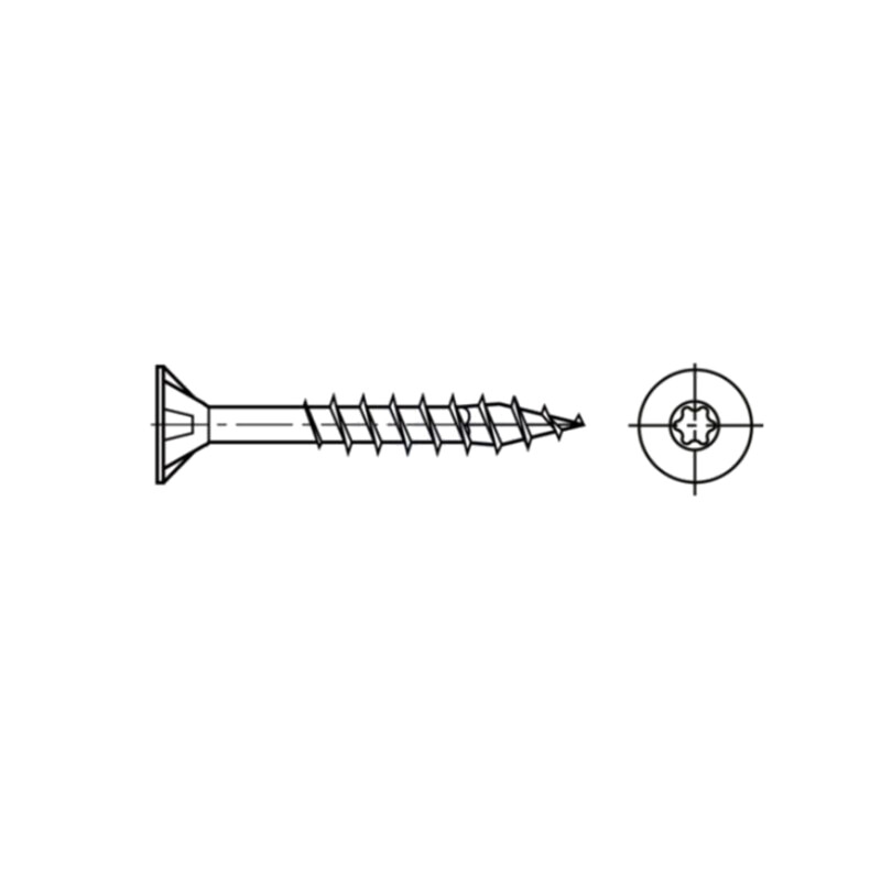 Şurub; pt.lemn; 3,5x40; Cap: îngropat; Torx®; TX15; SPAX®; BN 15002