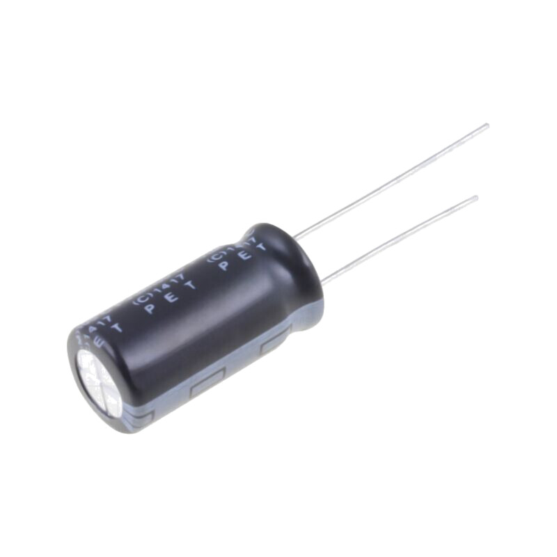 Condensator: electrolitic; THT; 10uF; 400VDC; Ø10x20mm; Raster: 5mm