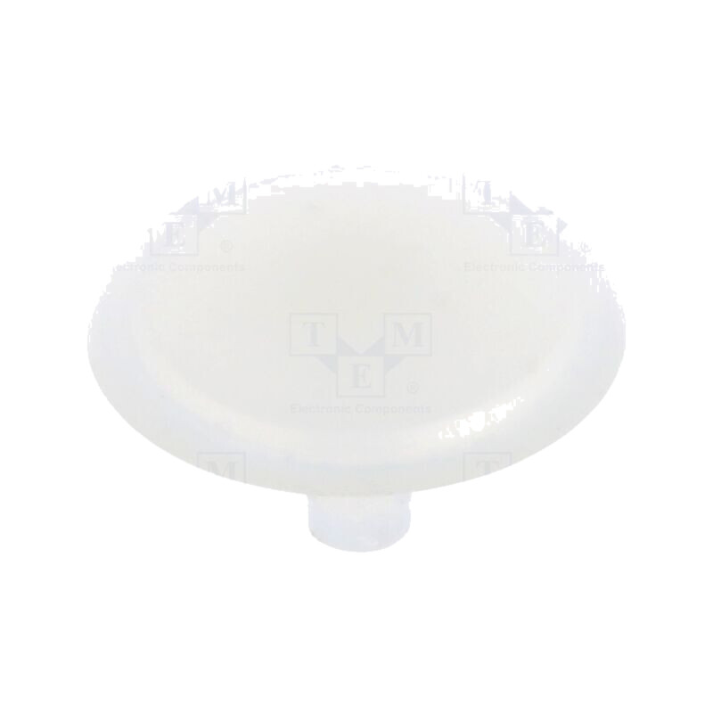 Capac de protecţie; H: 12mm; cu împingere; Diam.flanşă: 12mm; albă