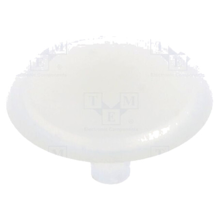 Capac de protecţie; H: 12mm; cu împingere; Diam.flanşă: 12mm; albă