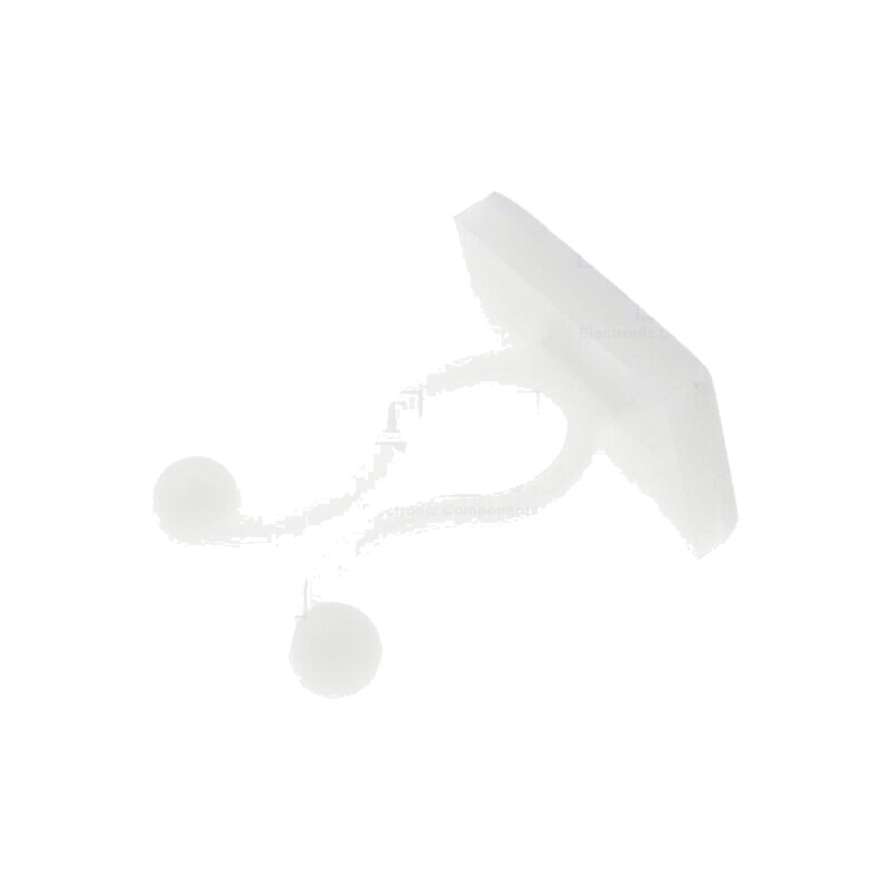 Clipsuri pt.cablu; Øbuclă: 8,5mm; poliamidă; natural; UL94V-2