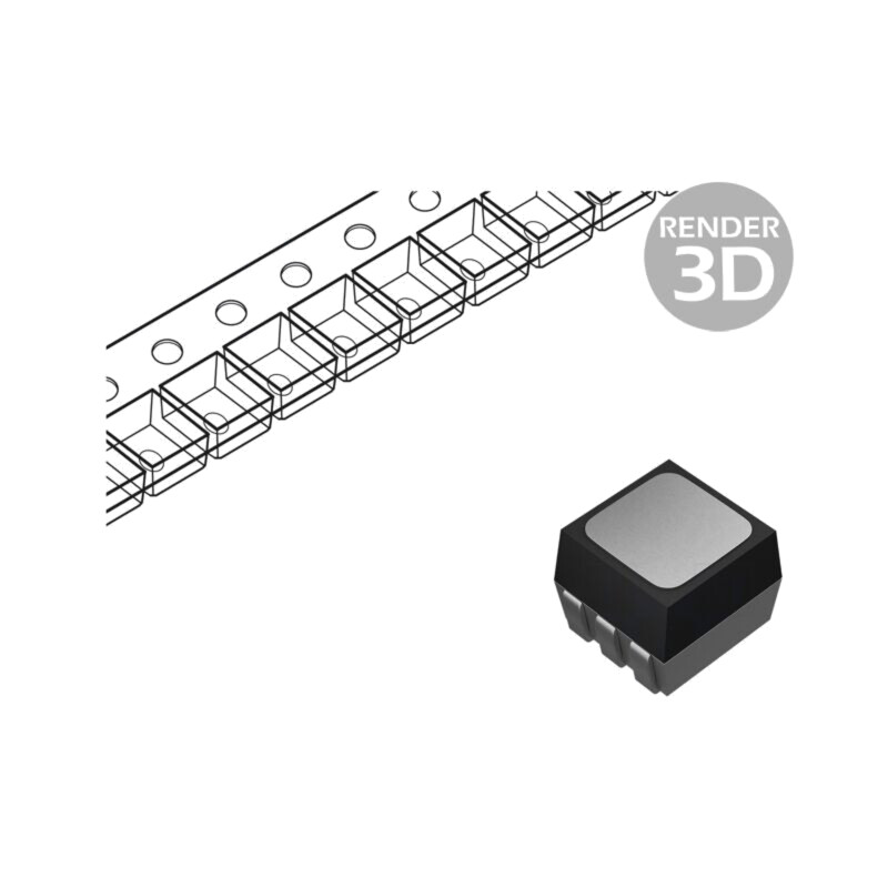 LED; RGB; SMD; 2220,PLCC4; 145÷315mcd,330÷725mcd,770÷1690mcd