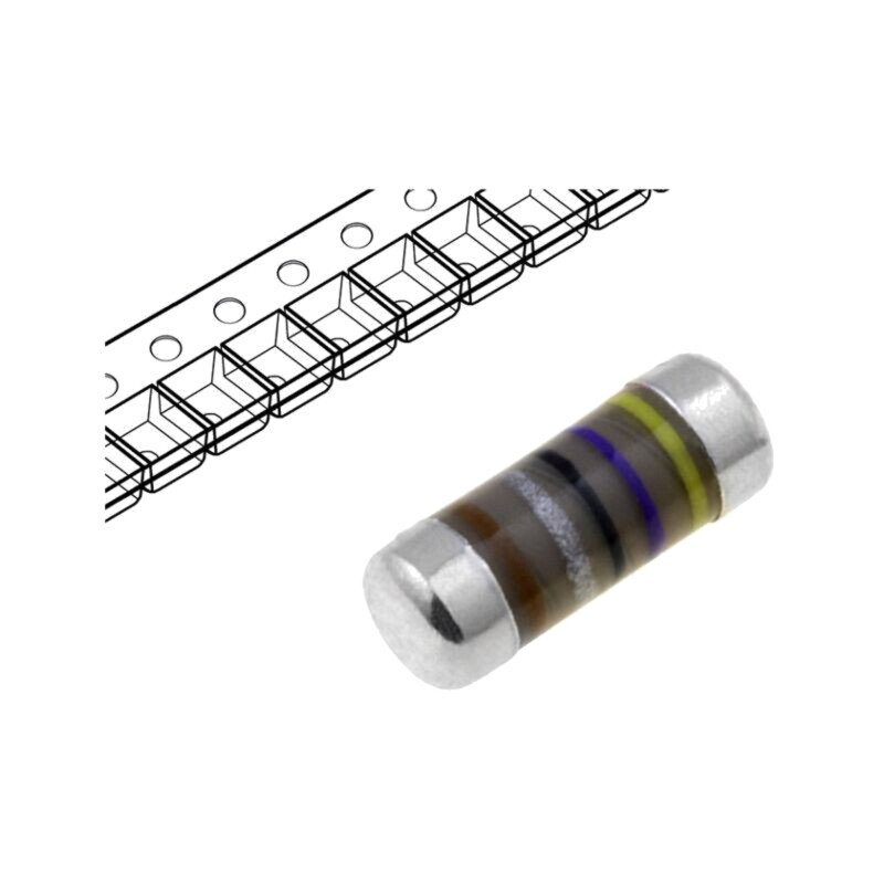 Rezistor: thin film; SMD; 0207 MELF; 56kΩ; 1W; ±1%; Ø2,2x5,8mm