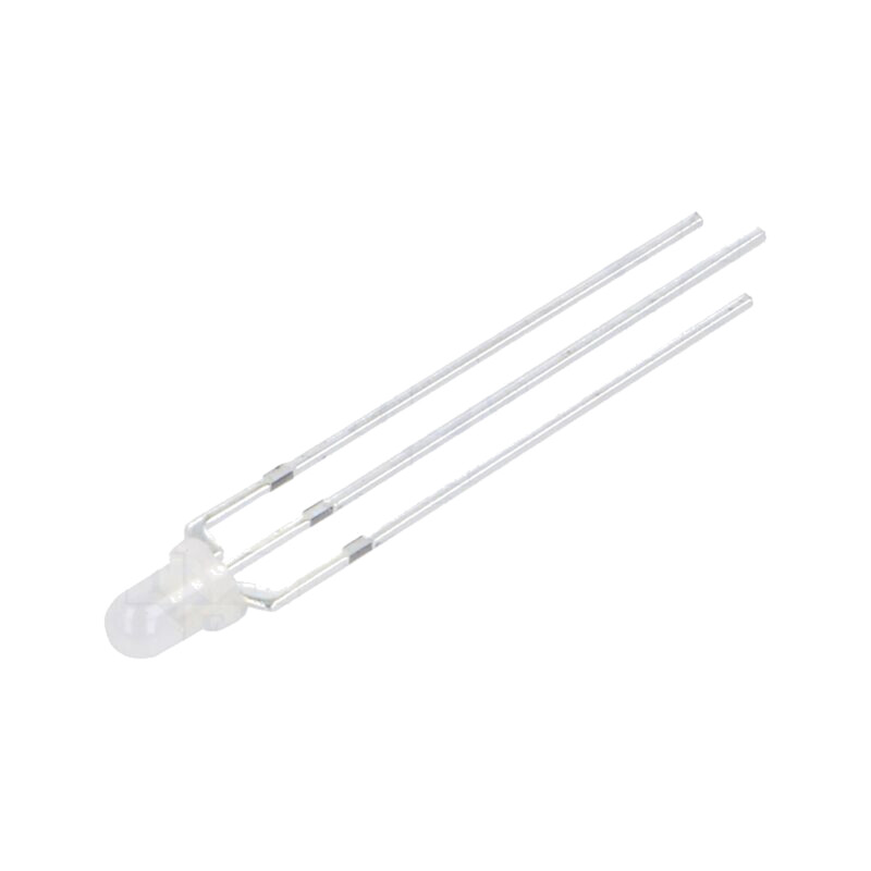 LED; roşie,galbenă; 3mm; 60°; Parte frontală: convex; 2,1÷2,6VDC