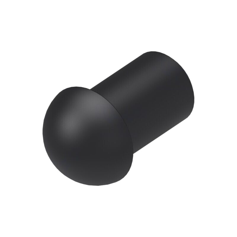 Capac de protecţie; poliamidă; neagră; Entrelec; Ø: 9,7mm; L: 15mm