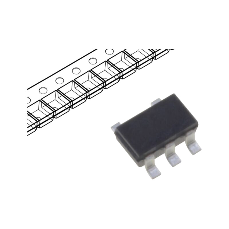 IC: stabilizator de tensiune; LDO,liniar,nereglabil; 5V; 0,1A