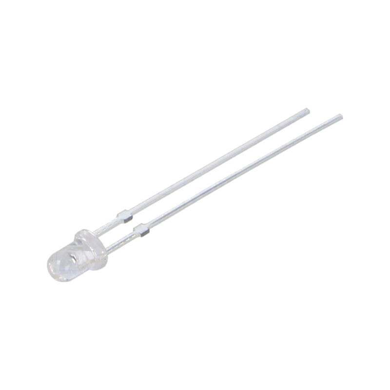 LED; roşie; 3mm; 4200÷5800mcd; 30°; Parte frontală: convex; 78mW