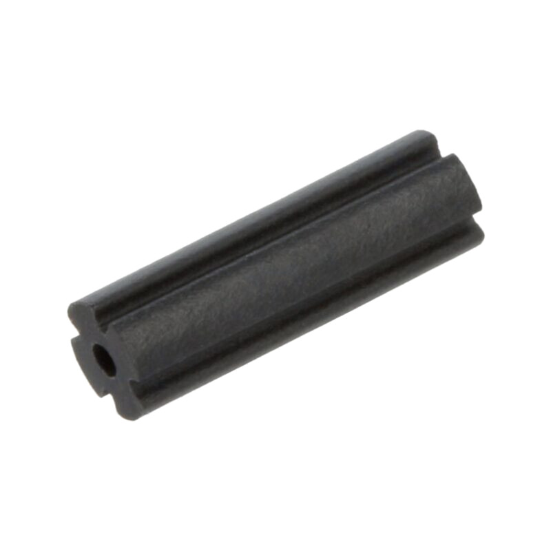 Bucşă de distanţare; LED; Øext: 3mm; ØLED: 3mm; Lung: 10mm; neagră