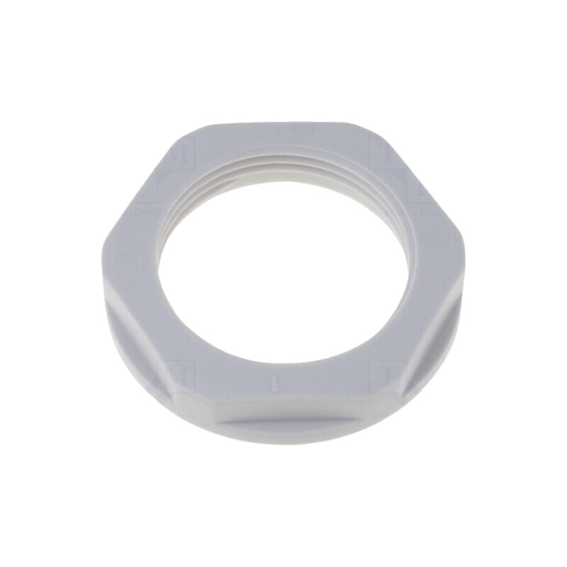 Piuliţă; M25; poliamidă 6; 32mm; gri deschis; Filet: PG; Pas: 1,5