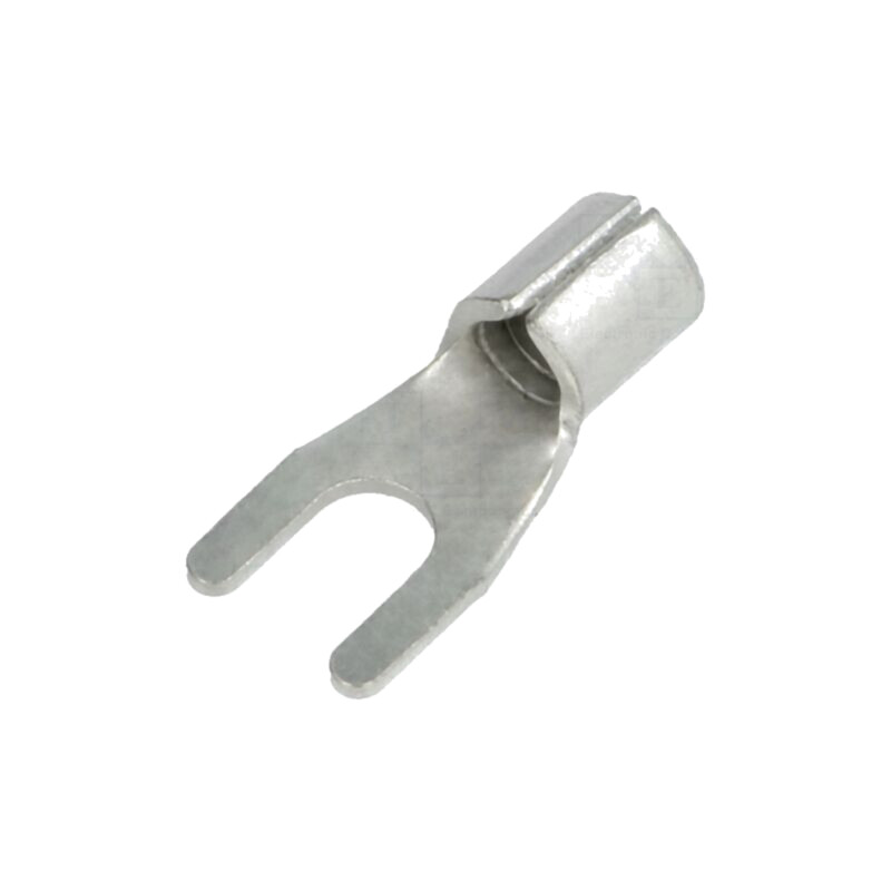 Vârf: furcă; M4; 4÷6mm2; crimpat; pe cablu; neizolat; cositorit