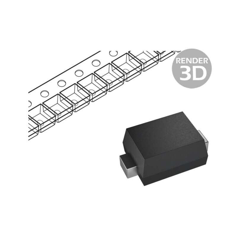 Diodă: redresoare Schottky; SOD923; SMD; 5V; 10mA; rolă,bandă