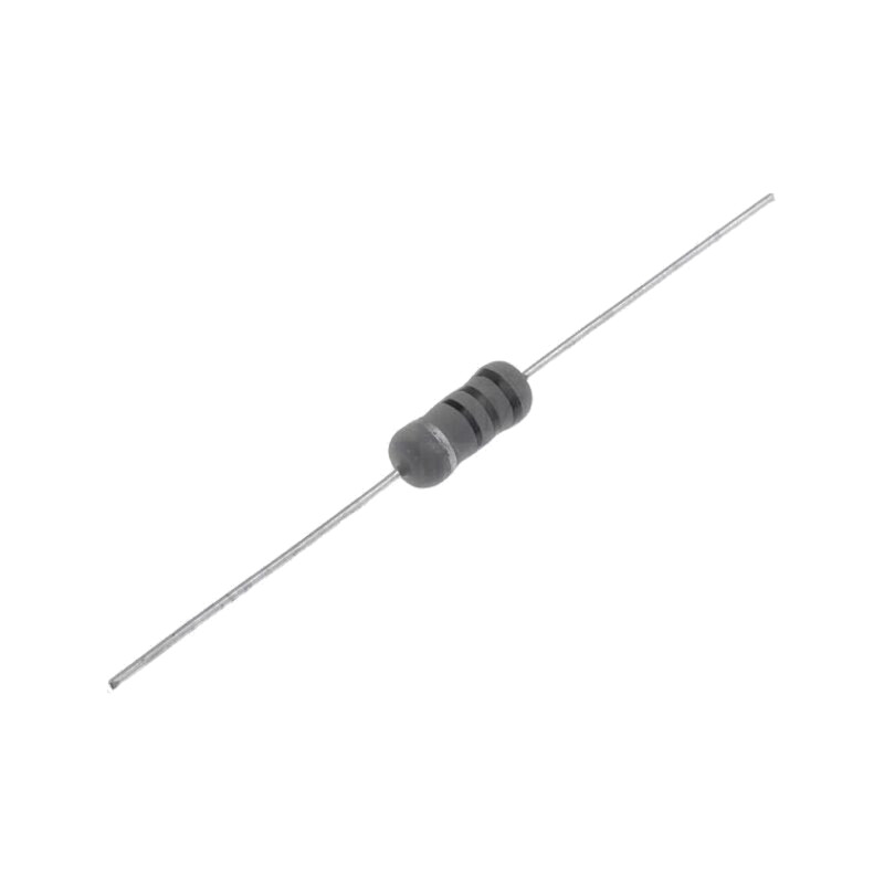 Rezistor: bobinat; de înaltă tensiune; THT; 1kΩ; 1W; ±5%; Ø0,7x25mm