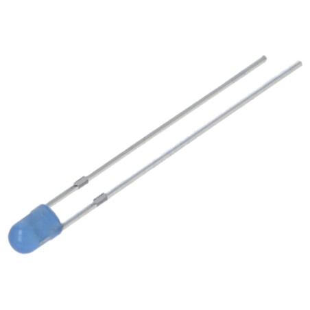 LED; albastru; 3mm; 330÷500mcd; 40°; Parte frontală: convex; 102mW