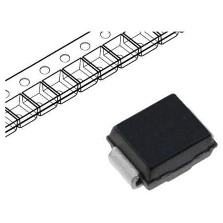 Diodă: TVS; 600W; 22V; 19,6A; unidirecţională; ±5%; SMB; rolă,bandă